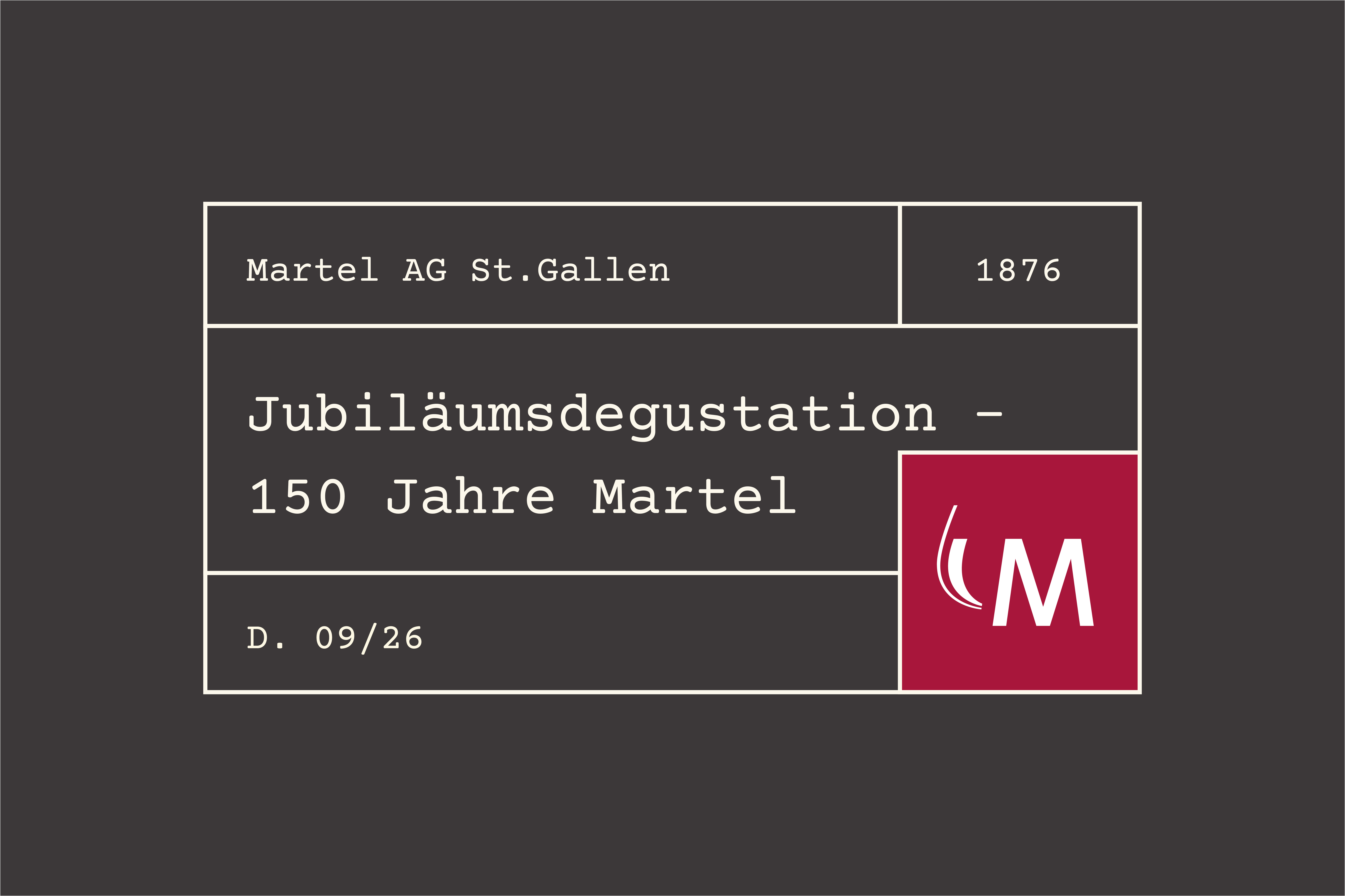 Jubiläumsdegustation