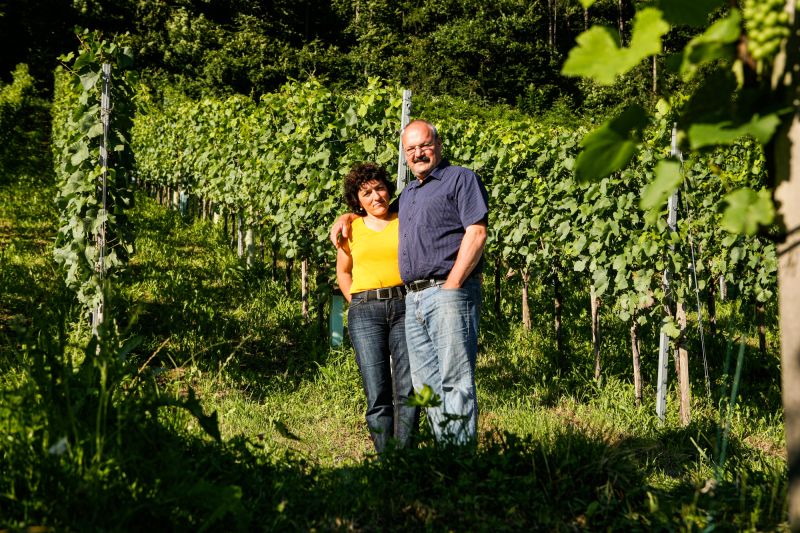 Winzer Daniel und Martha Gantenbein